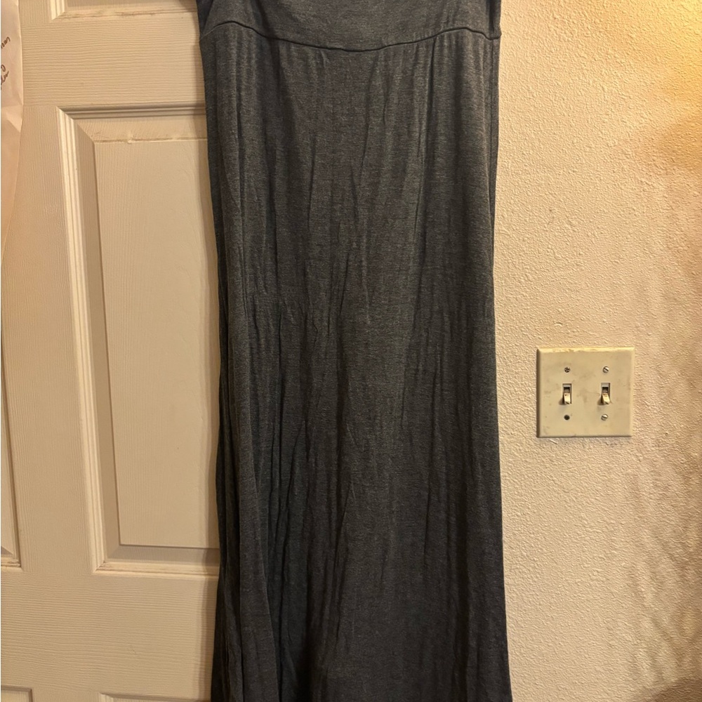 Gray Maxi skirt